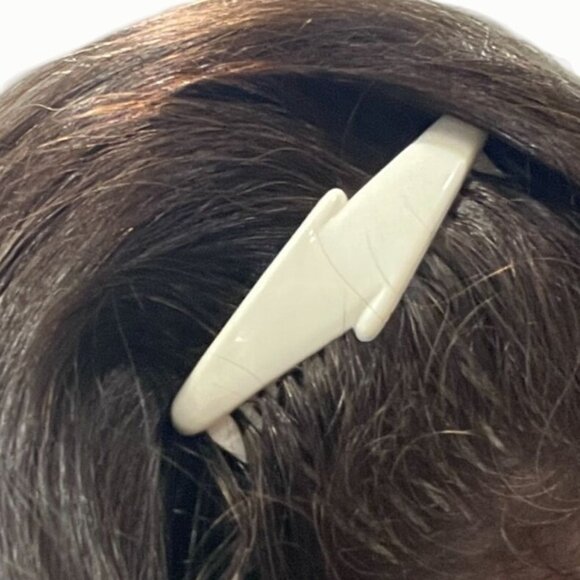 Lot of 12 Vintage Hair Combs 70s 80s Bold Plastic Japanese Rainbow Beaded Tulip - Picture 6 of 10